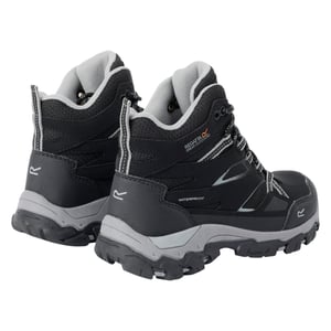 Regatta Kinder/Kinder Holcombe III Wandelschoenen (Zwart/Donker Staal)