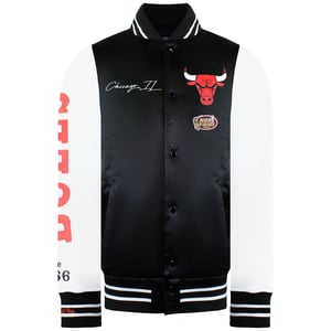 Mitchell & Ness NBA Chicago Bulls Mens Satin Bomber Jacket