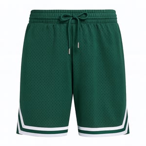 Mitchell & Ness Basic Mens Green Shorts