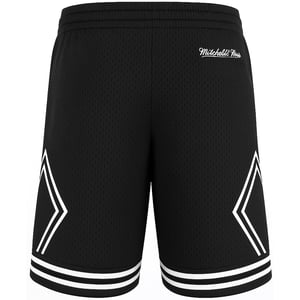 Mitchell & Ness Branded Diamond Mens Black Shorts