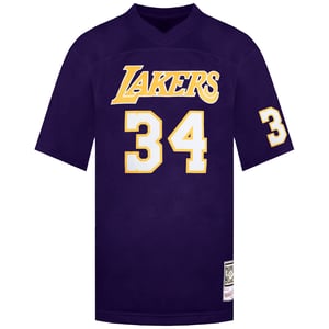 Mitchell & Ness NBA Los Angeles Lakers 34 O'Neal Mens Audible Jersey
