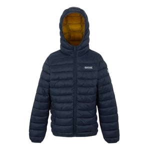 Regatta Marizion gewatteerde jas met capuchon voor kinderen/Kinderen (Marine/Goud)