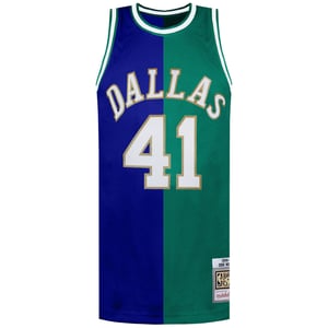 Mitchell & Ness NBA Dallas Mavericks 41 Nowitzki Swingman Jersey