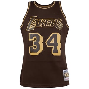 Mitchell & Ness NBA Los Angeles Lakers 34 O'Neal Swingman Jersey