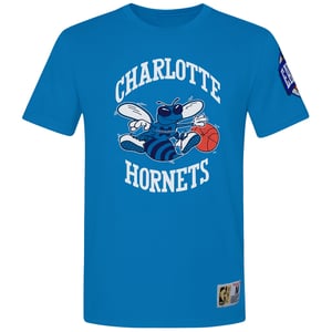 Mitchell & Ness NBA Charlotte Hornets Origins Mens Blue T-Shirt