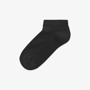 Trainer Socks Junior Size 4-6.5 Black Clothing