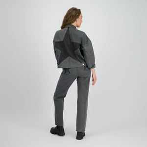 Raizzed Veronica star jacket grey denim