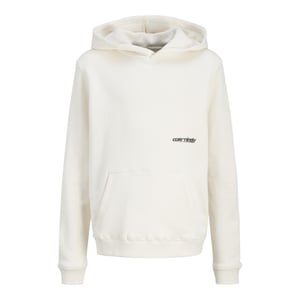 Jack & Jones Jcogrid sweat hood jnr ecru