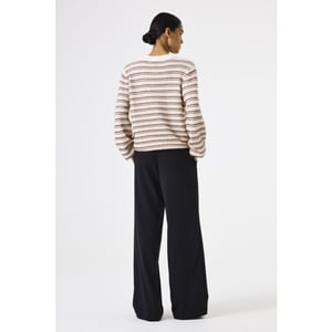 Garcia Jeans Trui streep ecru dessin