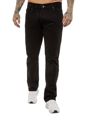 Enzo | Herr Regular Fit Rak ben Jeans