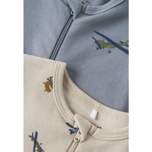 Name It Baby pyjama jongens nbmnightsuit zip 2-pack airplane