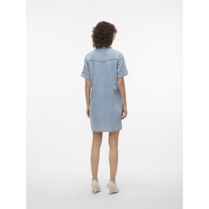Vero Moda Vmjennie ss short denim dress mix n