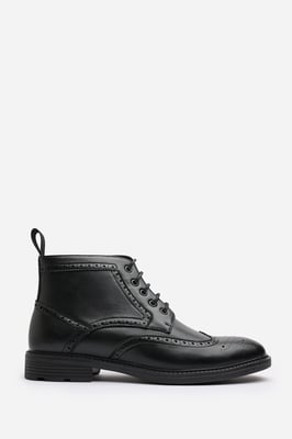 Wheres That From Mens 'Finley' Brogue Lace Up Ankle Boots
