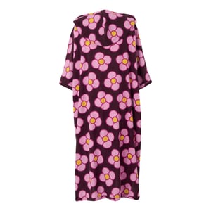 Regatta Womens/Ladies Orla Kiely II Spinning Flower Towelling Hooded Towel (Morello)