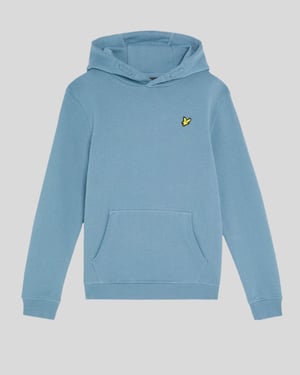 Lyle & Scott Jongens Loopback Katoenen Hoodie - Blauw