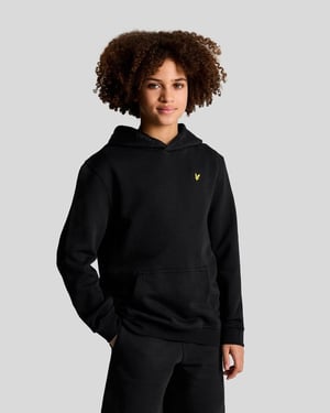 Lyle & Scott Boys' Loopback Cotton Hoodie - Black