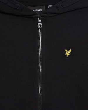 Lyle & Scott Boys' Loopback Cotton Full Zip Hoodie - Black