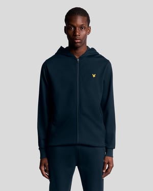 Lyle & Scott Sports Lättvikts Zip Hoodie - Marinblå