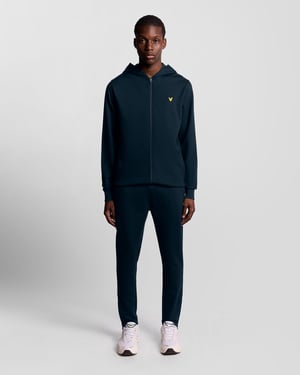 Lyle & Scott Sports Lättvikts Zip Hoodie - Marinblå