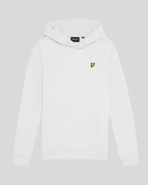 Lyle & Scott Loopback katoenen hoodie voor jongens - wit