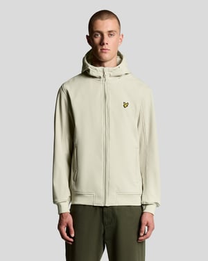 Lyle & Scott fleece gevoerde softshelljas - grijs