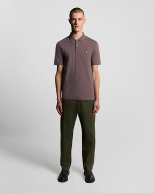 Lyle & Scott Bomullspolo - Brun