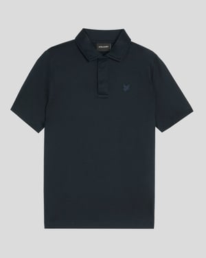 Lyle & Scott Jongens Mercerised Katoenen Poloshirt - Marineblauw