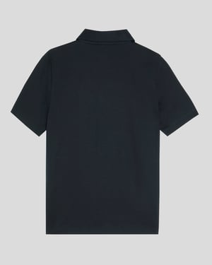Lyle & Scott Jongens Mercerised Katoenen Poloshirt - Marineblauw