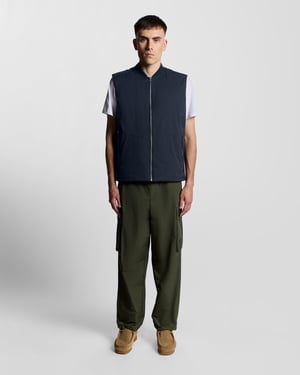 Lyle & Scott Golf Water Resistant Insulated Gilet - Navy