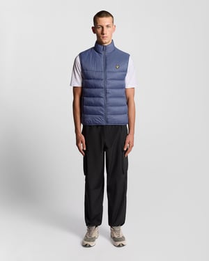 Lyle & Scott Puffer Gilet - Grå