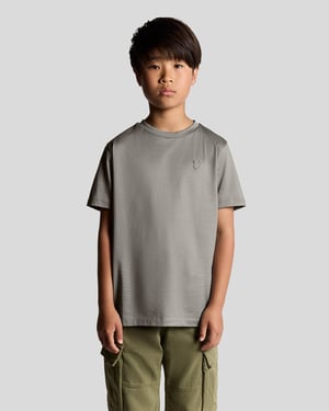 Lyle & Scott Boys' Cotton Tonal T-Shirt - Grey