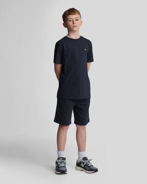Lyle & Scott Jongens Katoenen T-shirt - Marineblauw