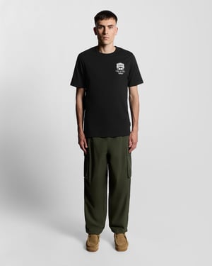 Lyle & Scott Legends Op Het Veld Graphic T-shirt - Zwart
