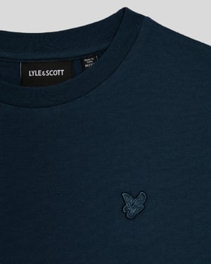 Lyle & Scott Boys' Linen T-Shirt - Navy
