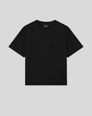 Lyle & Scott jongens zwaargewicht relaxed T-shirt - zwart