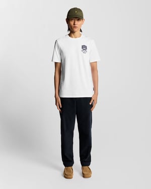 Lyle & Scott Legends På Planen Graphic T-shirt - Vit