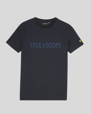 Lyle & Scott Boys' Lyle & Scott Print T-Shirt - Navy
