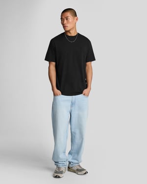 Lyle & Scott Superfine Katoenen T-shirt - Zwart
