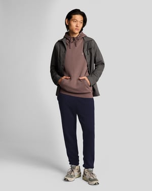 Lyle & Scott Superfine Katoenen Slim Joggingbroek - Marineblauw