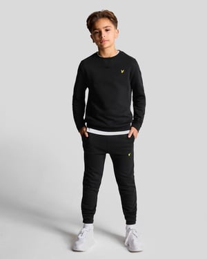 Lyle & Scott Boys' Cotton Joggers - Black