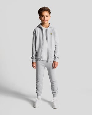 Lyle & Scott jongens katoenen joggingbroek - grijs