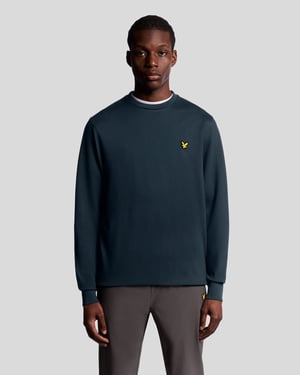 Lyle & Scott Sports Lättvikts-tröja - Marinblå