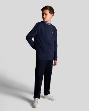 Lyle & Scott Boys' Classic Crew Neck Sweatshirt - Navy
