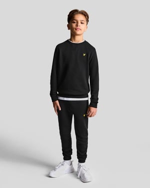 Lyle & Scott Jongens Klassieke Ronde Hals Sweatshirt - Zwart