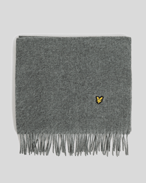 Lyle & Scott Lambswool Blend Scarf - Grey
