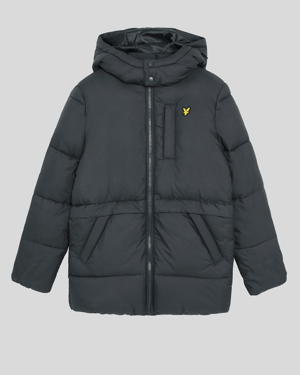 Lyle & Scott Boys' Ripstop Quilted Puffer Coat - Navy