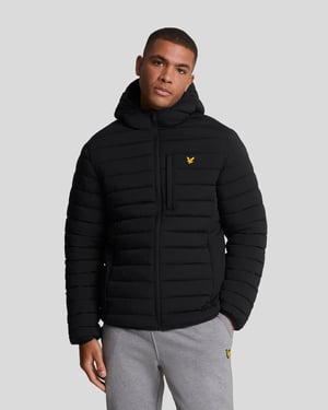 Lyle & Scott Sports lichtgewicht gewatteerd jack - zwart