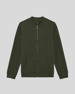 Lyle & Scott Boys' Embossed Eagle Track Jacket - Green