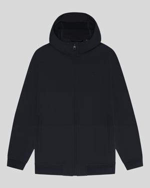 Lyle & Scott waterafstotend stretch shelljack - zwart
