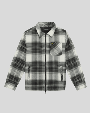 Lyle & Scott Boys' Brushed Check Jacket - Black